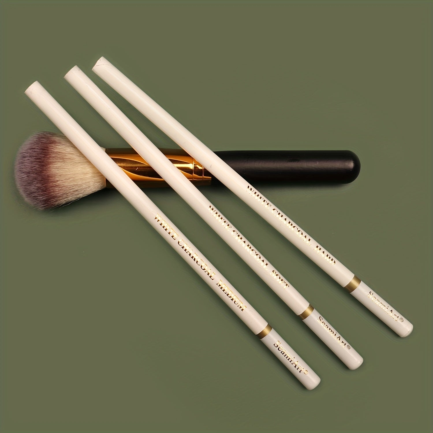 SeamiArt 3Pcs Charcoal Pencil Sketch Art Tools