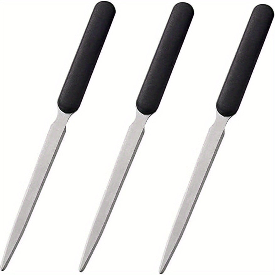 3pcs Stainless Steel Envelope Openers Lightweight Mail Slitters