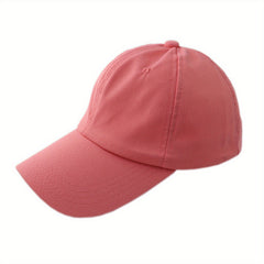 Solid Baseball Cap Lightweight Summer Outdoor Dad Hat