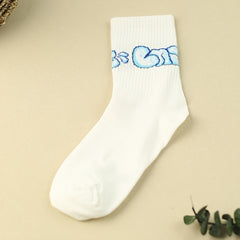 Cartoon Print Socks Women's Stockings & Hosiery