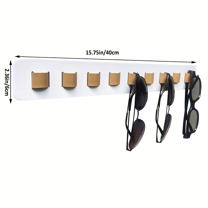 Wood Sunglasses Storage Wall Mounted Eyeglasses Holder
