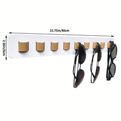 Wood Sunglasses Storage Wall Mounted Eyeglasses Holder
