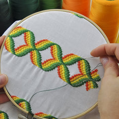 10pcs 10-16cm Bamboo Embroidery Hoops Cross Stitch Circle Hoop Rings