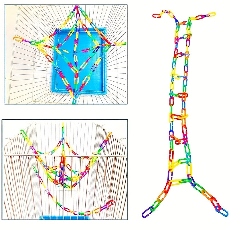 100pcs Mixed Geometric Chain Buckle Puzzle Toy