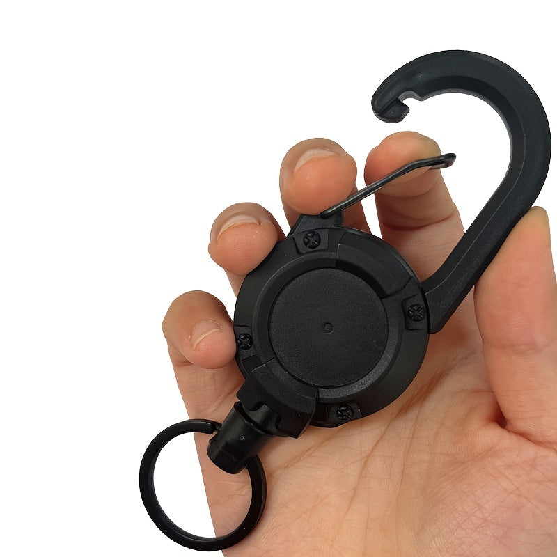 Portable Spring Buckle Keychain for Easy Backpack Hanging