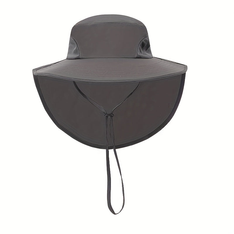 Hiking Safari Fishing Hats UPF 50 Sun UV Protection Wide Brim Neck Flap