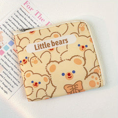 Cartoon Zipper Storage Bag Portable Sanitary Napkin Bag Accessories