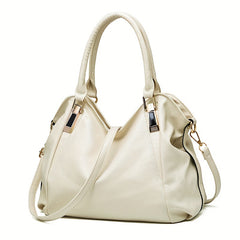 Large Capacity Crossbody Bag Soft PU Leather Satchel Purses