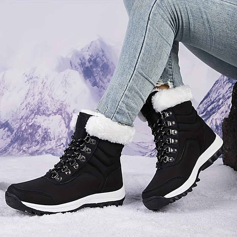 Women's Non-slip Snow Boots High Top Hiking Boots