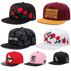 Hip Hop Embroidery Snapback Hat Unisex Baseball Cap Sunscreen Dad Hats