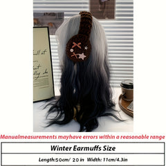 Women's Star & Bow Ear Warmers Winter Thermal Adjustable Headband