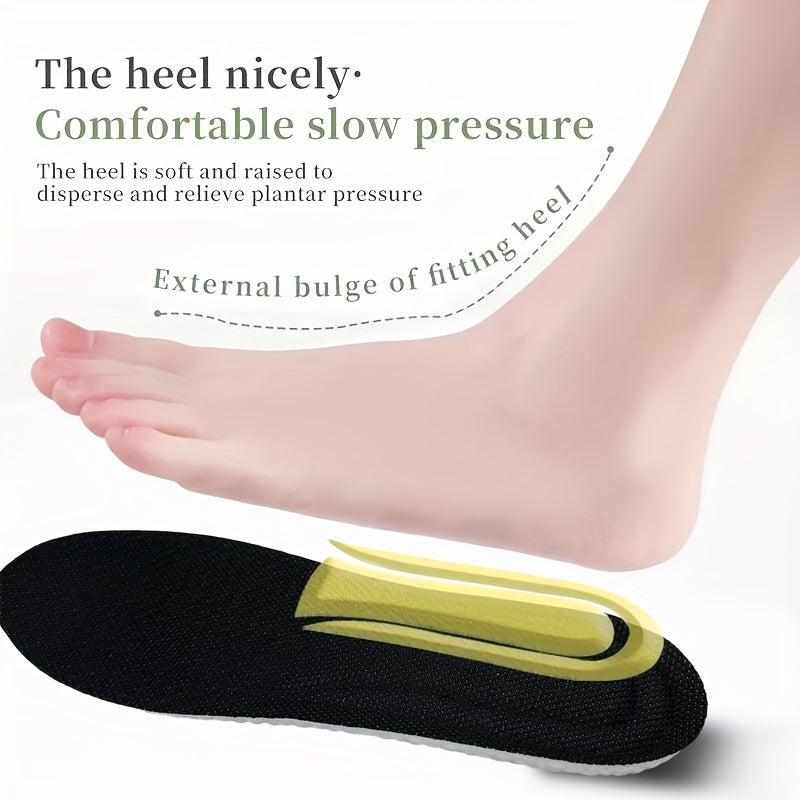 Elastic Large Particle Sports Insoles for Running