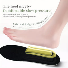 Elastic Large Particle Sports Insoles for Running