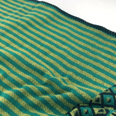 Plaid Print Shawl Geometric Pattern Warm Cape Windproof Cardigan