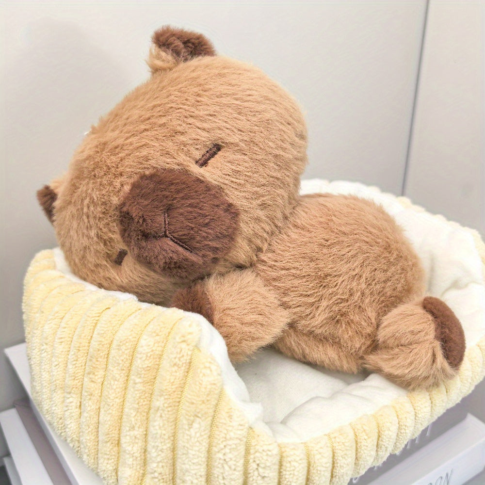 2pcs Capybara Dog Cat And Fox Plush Toys for Girls Birthday