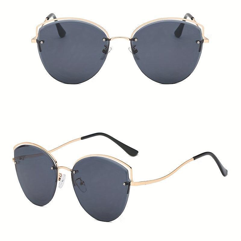 Ombre Round Sunglasses UV400 Sun Shades