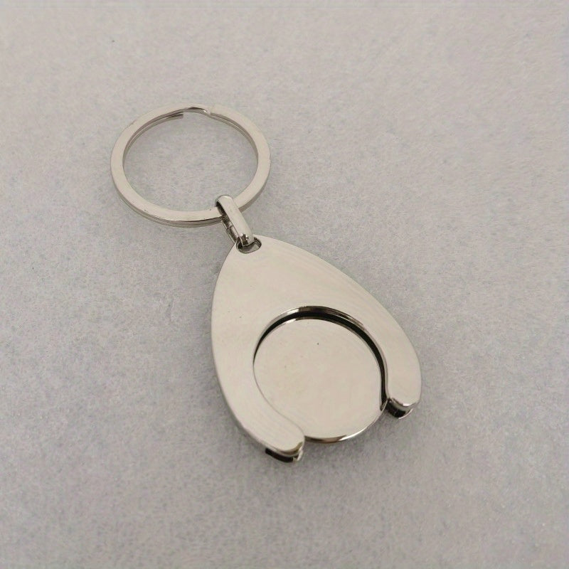 Pluggable Shopping Cart Keychain Convenient Keyring