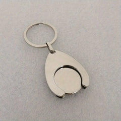 Pluggable Shopping Cart Keychain Convenient Keyring