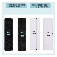 80pcs Strong Magic Self adhesive Nylon Industrial Double sided Stickers