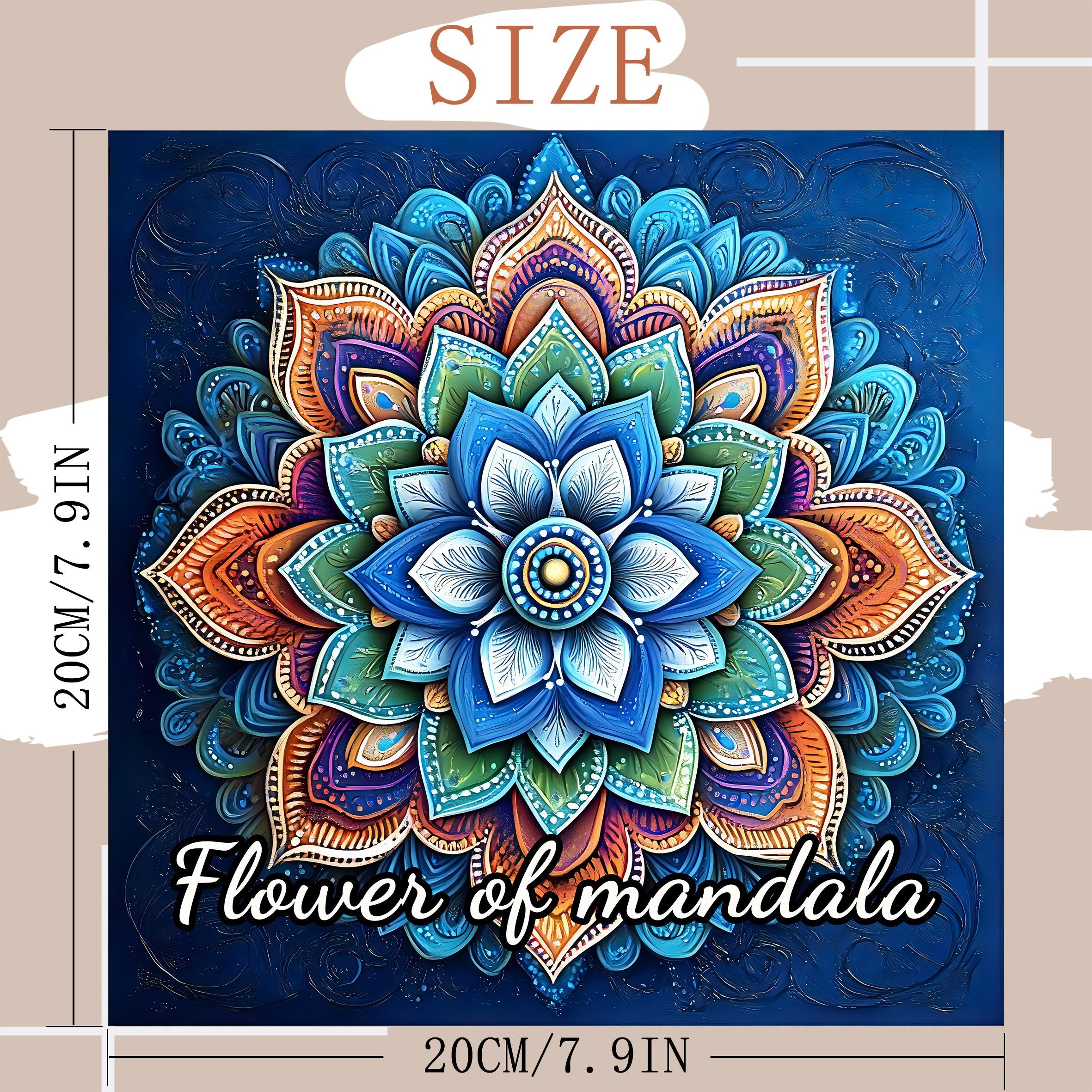 Deluxe Mandala Coloring Book for Adults, 24 Pages, Ideal Gift for Holidays