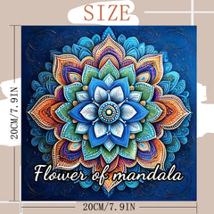 Deluxe Mandala Coloring Book for Adults, 24 Pages, Ideal Gift for Holidays