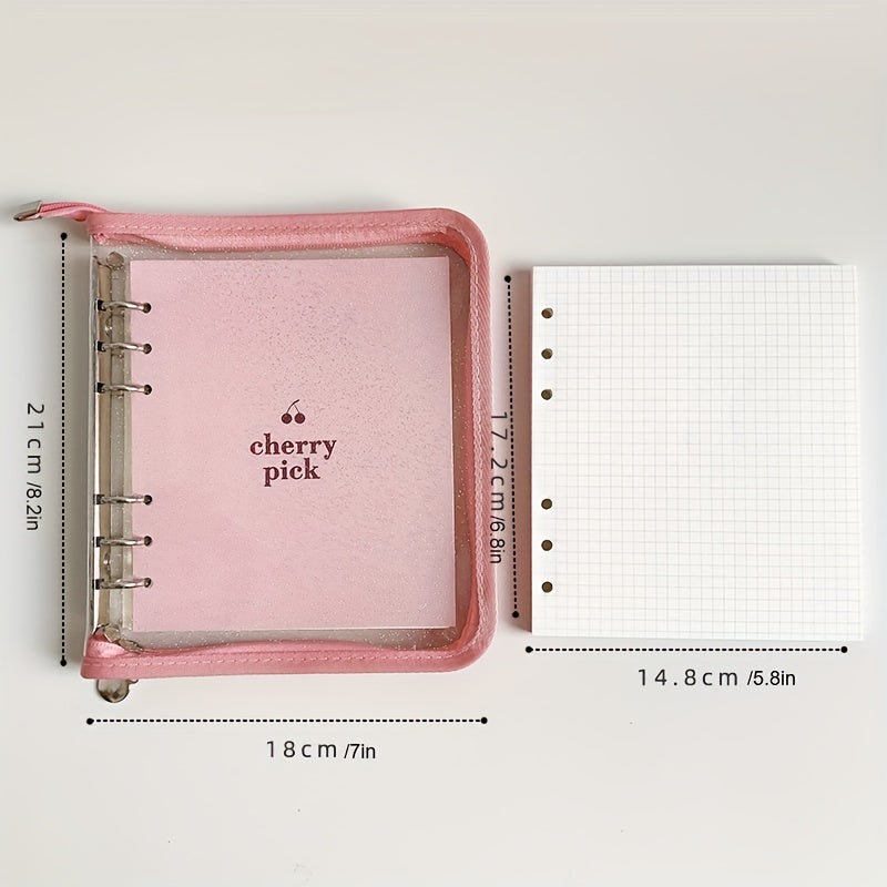 Flash Zipper Journal Diary Notebook - Blank Square Diary