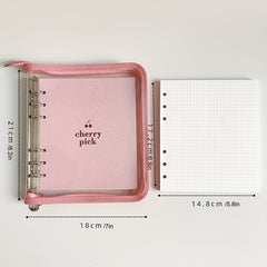 Flash Zipper Journal Diary Notebook - Blank Square Diary