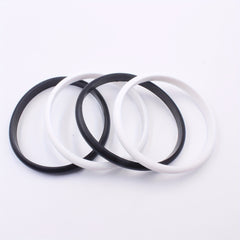 2 Pcs Silicone Sporty Style Bracelets Stretch Wristband Party Souvenir