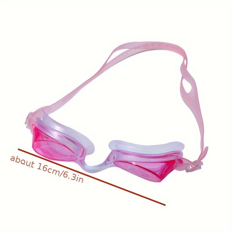 Swim Goggles w/ Nose Clip & Ear Plugs Waterproof Anti-Fog for Adults