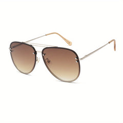 OUWEN Polarized Aviator Sunglasses Large Lentes De Sol Muje 87247