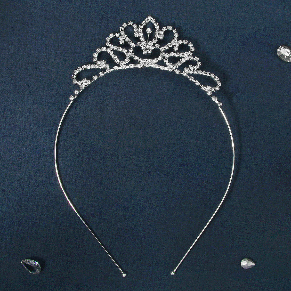 Rhinestone Crown Hairband Headband Princess Tiara Birthday Cosplay Costumes