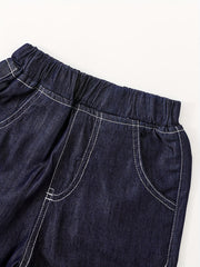 Girls Ultra Thin Casual Denim Pants Summer Lightweight