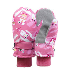 Kids' Waterproof Skiing Gloves Winter Warm Gloves