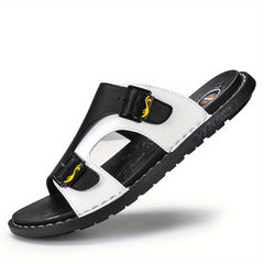 Men's Non Slip Sandals Wear resistant Comfy Slides Beach Shoes Summer