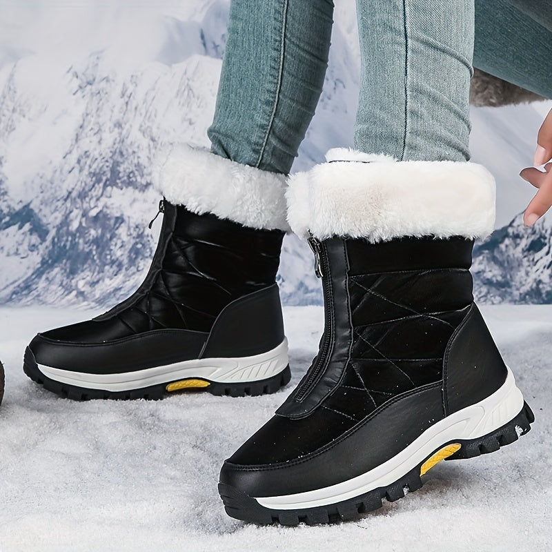 Women's Waterproof Snow Boots Winter Warm Hiking Boots
