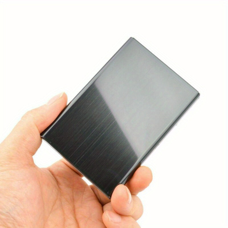 Men's RFID Blocking Business Card Holder Stainless Steel Credit Card Holder