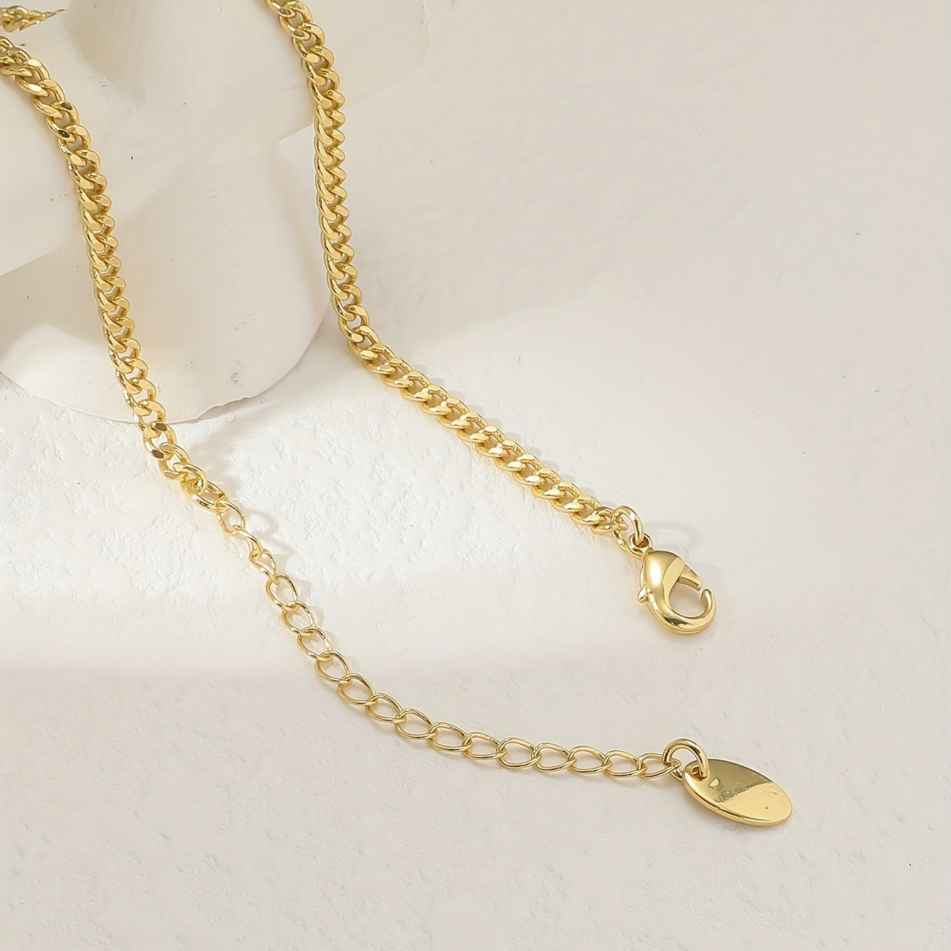 14K Plated Clavicle Chain Necklace for Women