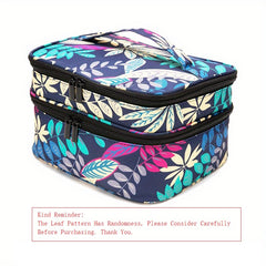 Double Layer Nail Polish Organizer Case Portable Storage Dividers Gel Holder