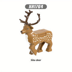 Christmas Deer Building Blocks Hand Puzzle Toys for Kids