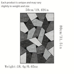 Irregular Pattern Diatom Mud Foot Mat Bathroom Kitchen Mat Non Slip Bathroom Rug