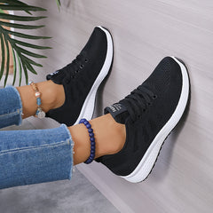 Women's Anti-Slip Mesh Running Shoes Soft Sole Sports Sneakers