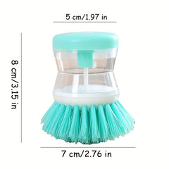 Automatic Press Type Bowl Brush - Multifunctional Cleaning Brush