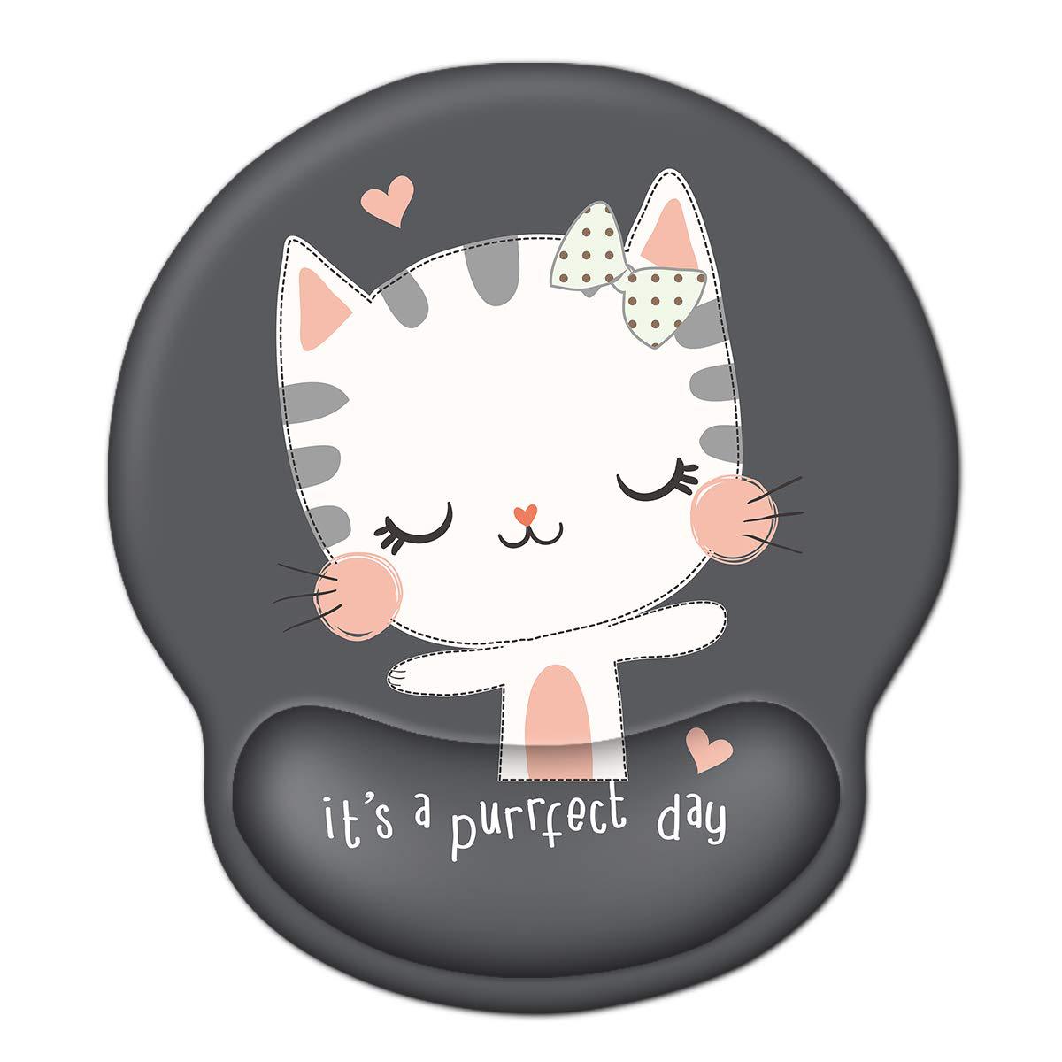 Cartoon Silicone Wristrest Mouse Pad for Desktop