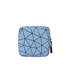 Geometric Zipper Storage Bag Lightweight Travel Organizer
