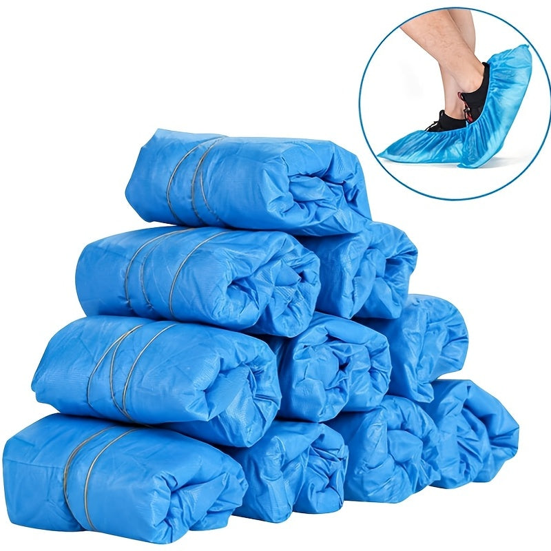 100pcs Disposable Shoe Covers for Office and Carpet Protection