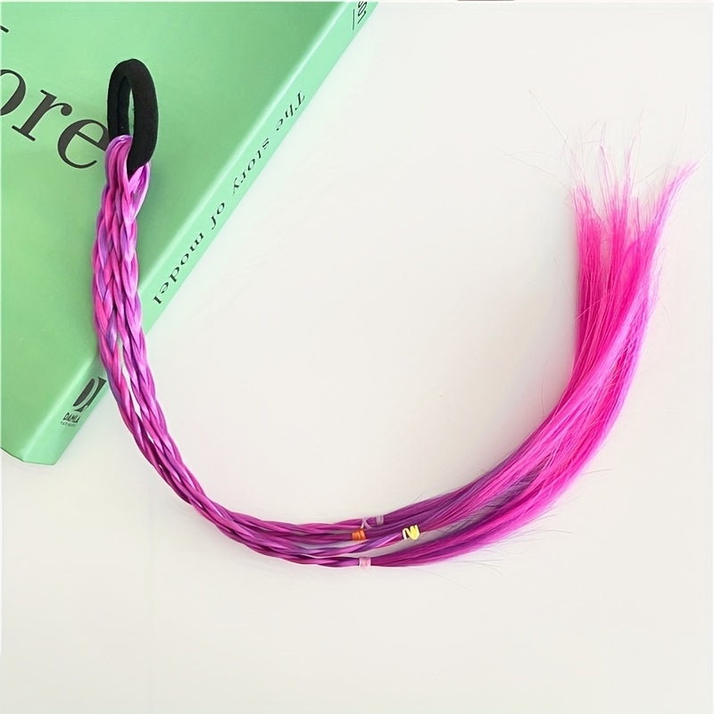 Gradient Braid Hair Ring for Kids