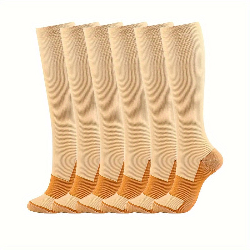 Compression Calf Socks Sports Knee High Women's Stockings