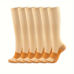 Compression Calf Socks Sports Knee High Women's Stockings