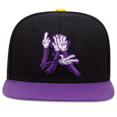Hip Hop Snapback Hat Anime Embroidered Adjustable Baseball Cap