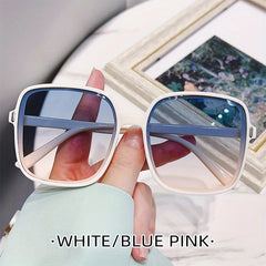 Men's Large Frame Sunglasses UV Resistant For Street Photography